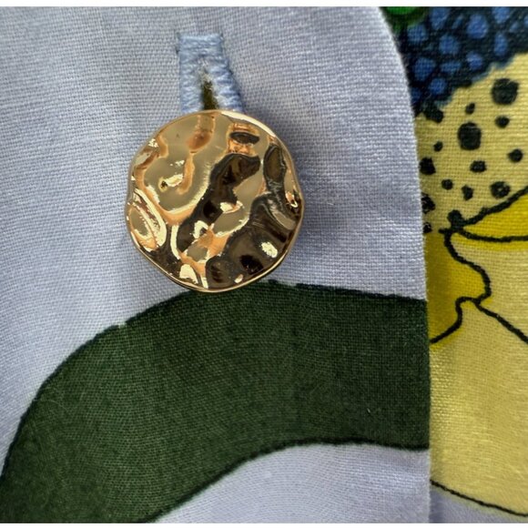 INC‎ Mabel Poplin Belted Midi Dress Floral Bouquet Wedding Guest Summer Colorful - Picture 9 of 16